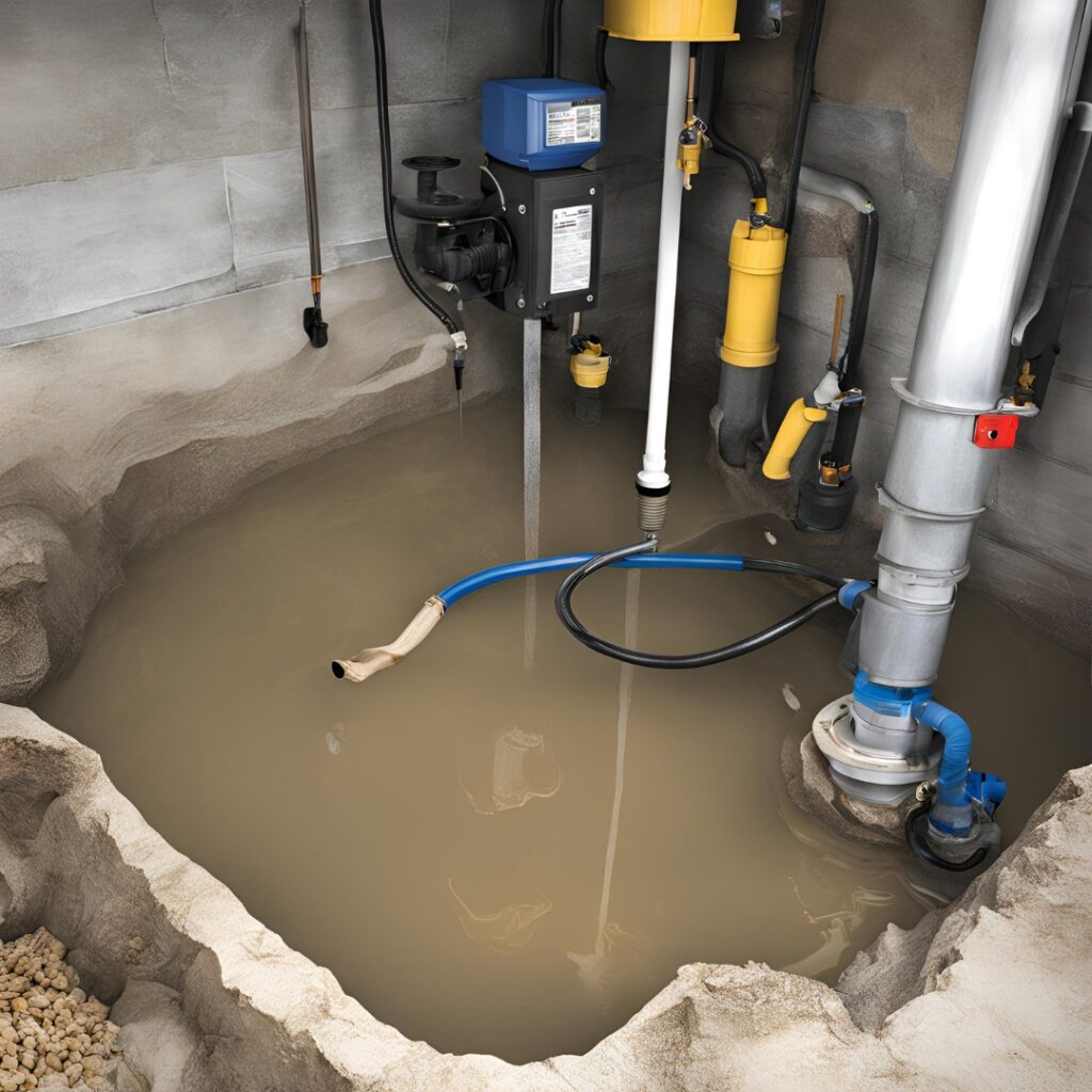 sump pump installation