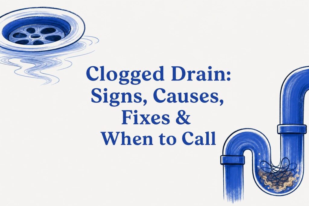 clogged drain